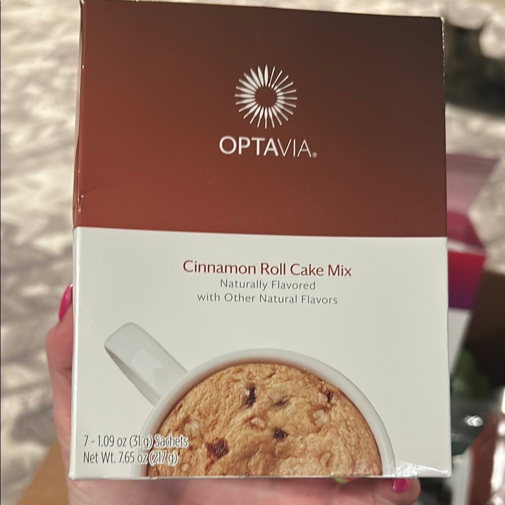 Optavia Brown Cinnamon Roll Cake Mix